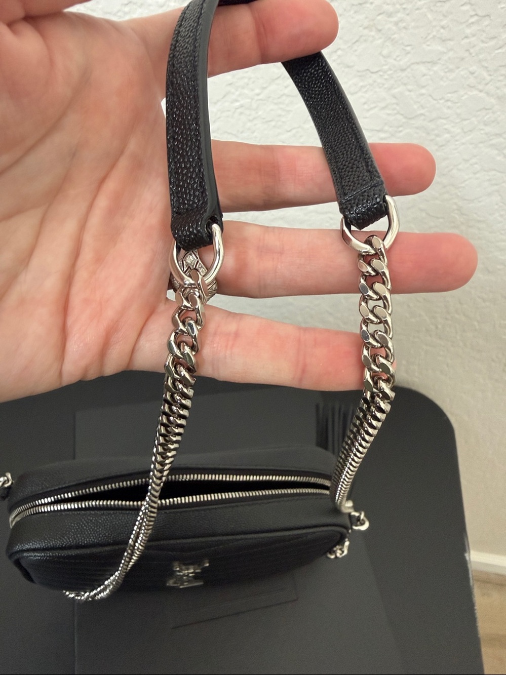 Saint Laurent Black Lou mini Camera Bag with Tassel Pristine condition!! - Picture 13 of 15